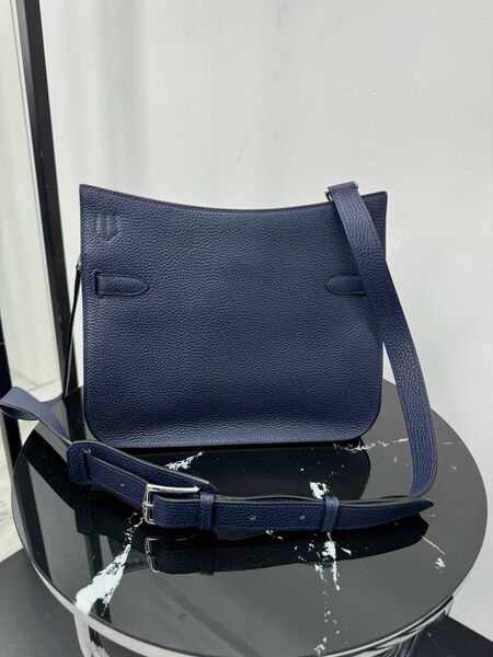 Мужская сумка мессенджер Hermès мужской кожа синий 190652