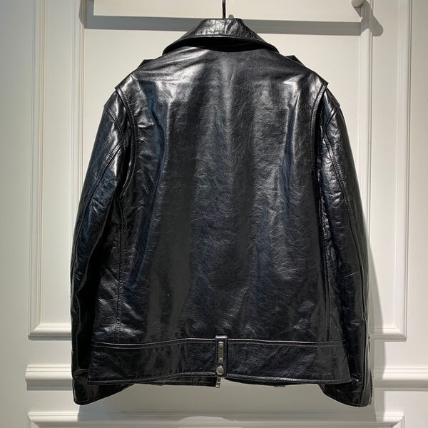 Куртка Saint Laurent женский кожа черный 39290-3