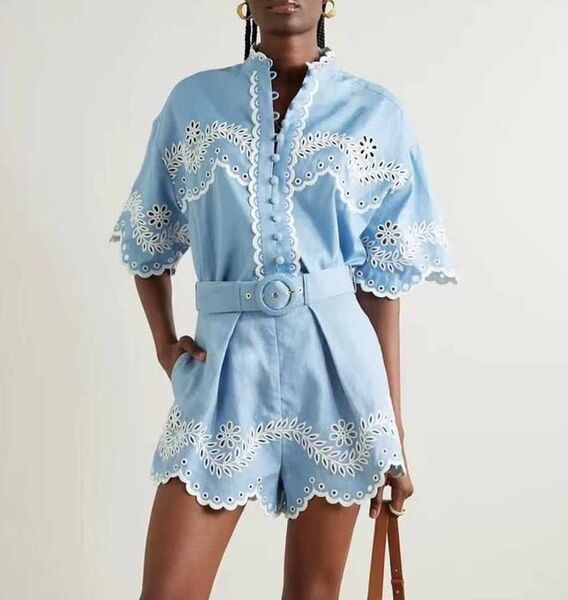 Костюм Zimmermann женский бирюзовый 141651
