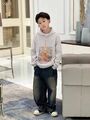 Детское худи Balenciaga молочный 177020