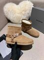 Женские зимние сапоги Balenciaga женский замша бежевый n3939392-1-5