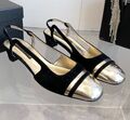 Туфли Chanel женский замша черный 136982-1