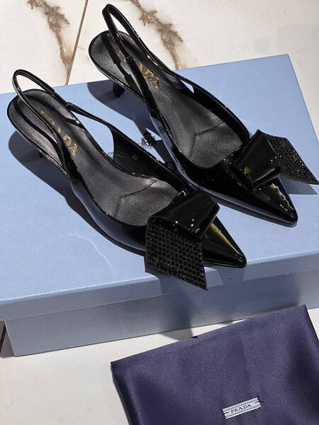 Туфли Prada женский кожа черный 138734-3