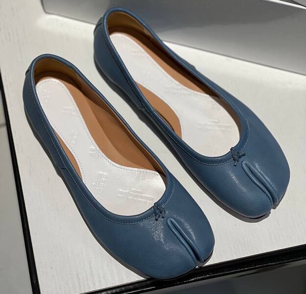 Туфли Maison Margiela женский кожа синий 112974