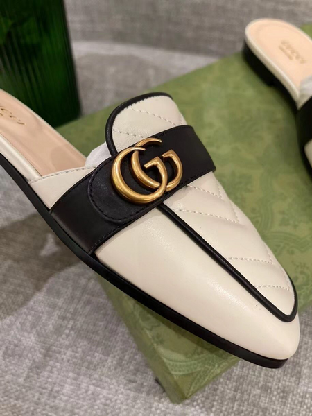 Мюли Gucci женский кожа бежевый 54774-4