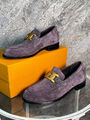 Мужские лоферы Tods мужской замша фиолетовый 171299-4