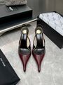 Женские туфли Saint Laurent женский кожа фиолетовый h7575323-1-5
