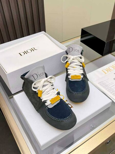 Женские кроссовки Dior женский замша графитовый l5112946-1-7
