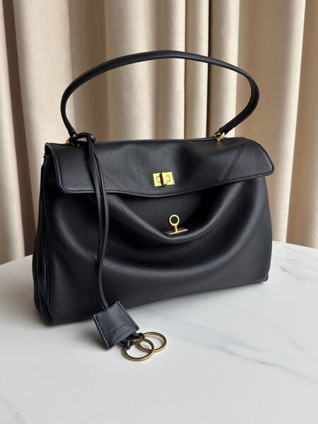 Сумка Balenciaga Rodeo S женский кожа черный 189461-6