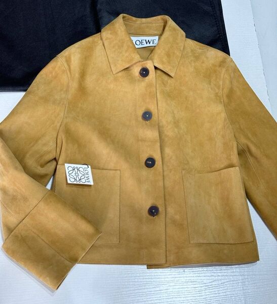 Куртка Loewe женский замша горчичный 162074
