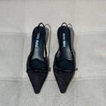 Туфли Miu Miu женский стразы черный 138140-3