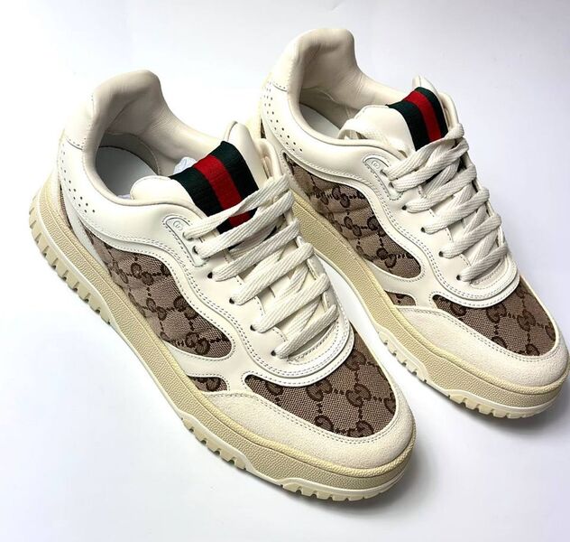 Кеды Gucci женский кожа 151236