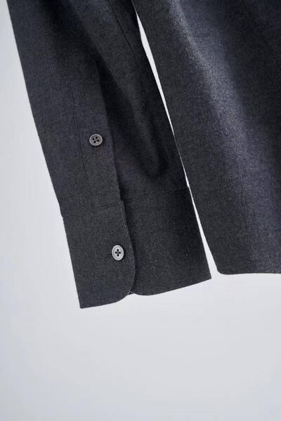 Мужская рубашка Zegna мужской графитовый 133340-8