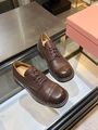Женские дерби Miu Miu женский кожа коричневый h2150273-1-4