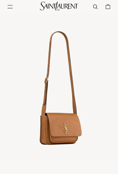 Сумка Saint Laurent женский кожа бежевый 173933-2