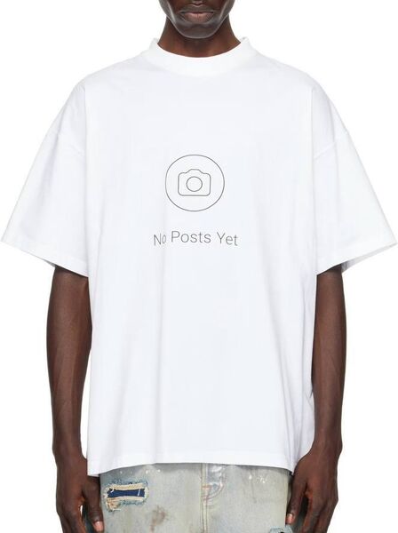 Мужская футболка Vetements мужской белый 173210