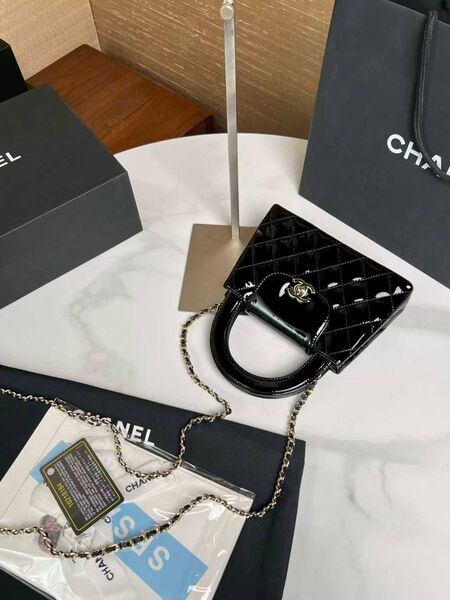 Сумка Chanel женский кожа черный q1125356-1-8