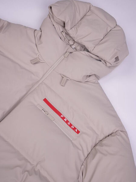 Мужской пуховик Prada мужской розовый 165416-2