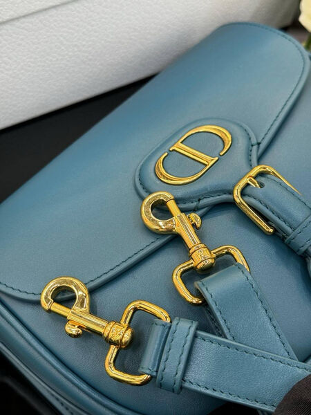 Сумка Christian Dior Bobby женский кожа бирюзовый 142001-9