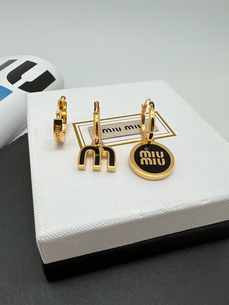 Серьги Miu Miu черный 175871-3