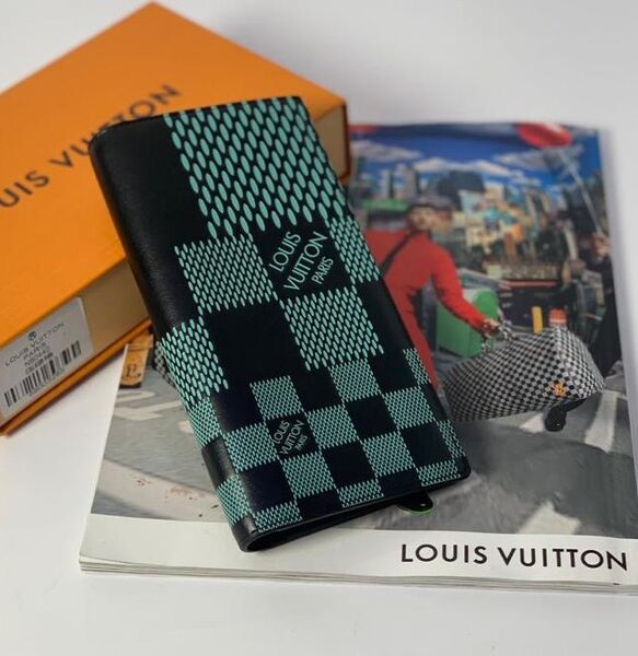 Портмоне мужской Louis Vuitton мужской канва болотный 61952