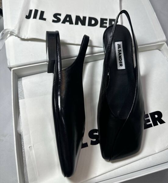Туфли Jil Sander женский кожа черный 148659