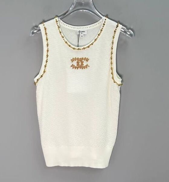 Топ Chanel женский белый 137187