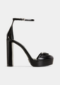 Туфли Prada женский кожа черный 80981-2