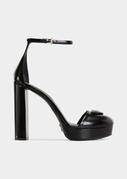 Туфли Prada женский кожа черный 80981-2