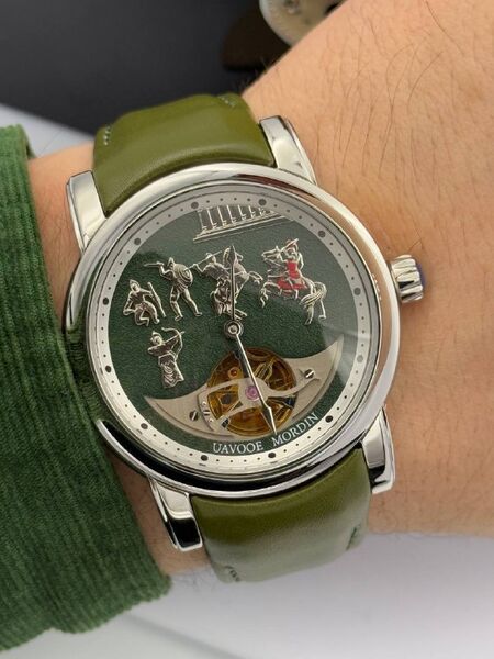 Мужские часы Ulysse Nardin мужской хаки a6476465-1-5