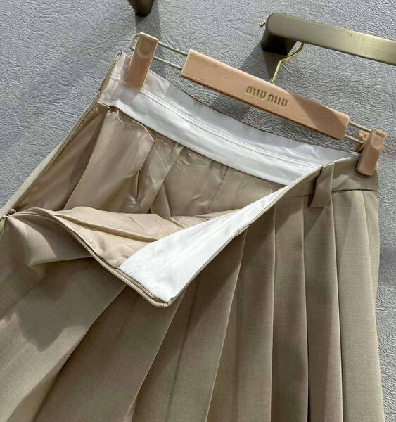 Юбка Miu Miu женский бежевый 143253-4