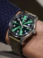 Мужские часы Iwc Pilots Mark болотный 155557-3