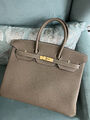 Сумка Hermès Birkin 35 ручная работа женский кожа 98295-4