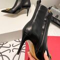 Ботильоны Valentino женский кожа черный 6846-2