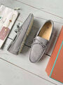Мужские мокасины Loro Piana мужской замша графитовый 152213-2