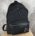 Рюкзак Saint Laurent женский текстиль черный 143004