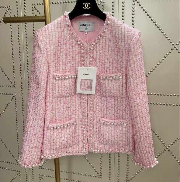 Пиджак Chanel женский твид розовый 185169
