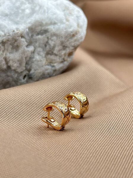 Серьги Chanel Coco Crush женский золото p3200035-1
