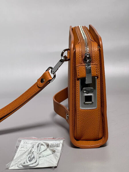 Мужской клатч Hermès мужской кожа бежевый 150134-6