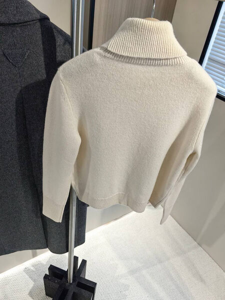 Свитер Prada женский вязаная ткань белый 159745-3