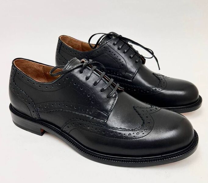 Мужские туфли Loro Piana мужской кожа черный 172918