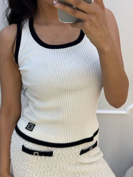 Майка Chanel женский белый 186397