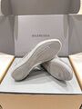 Женские кеды Balenciaga женский кожа серебристый k7666821-1-8
