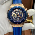 Мужские часы Hublot Big Bang синий 155571-2
