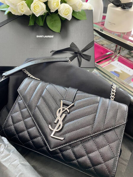 Сумка Saint Laurent женский кожа черный 97715-2