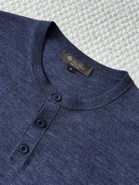 Мужская футболка Loro Piana мужской хлопок серый w9957274-1-6