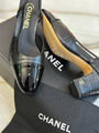 Туфли Chanel женский кожа черный 124630-3