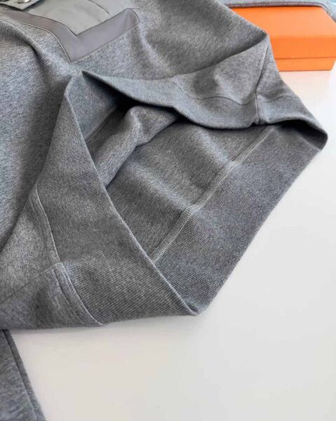 Мужской свитшот Hermès мужской графитовый 161258-5