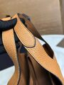 Сумка Prada женский кожа бежевый -6