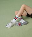Кроссовки Gucci Run женский кожа белый 138968-10